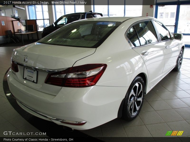 White Orchid Pearl / Ivory 2017 Honda Accord EX-L Sedan