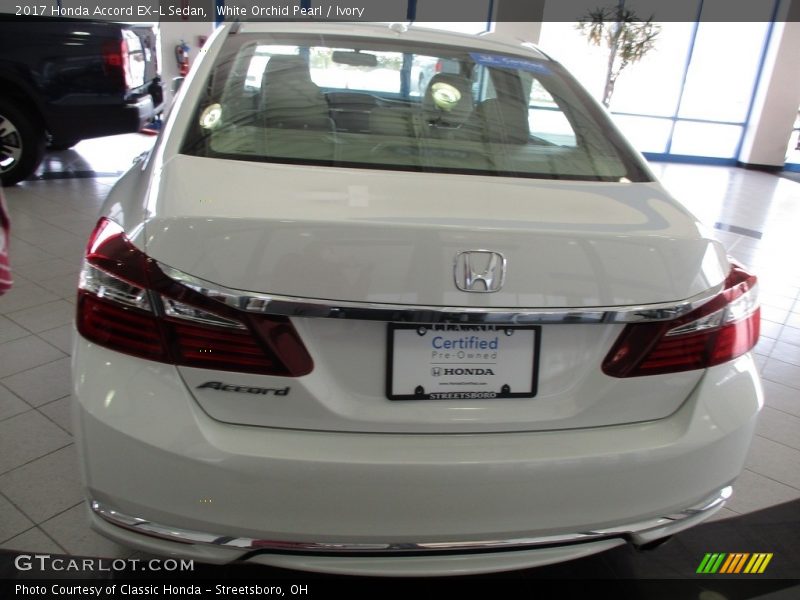 White Orchid Pearl / Ivory 2017 Honda Accord EX-L Sedan