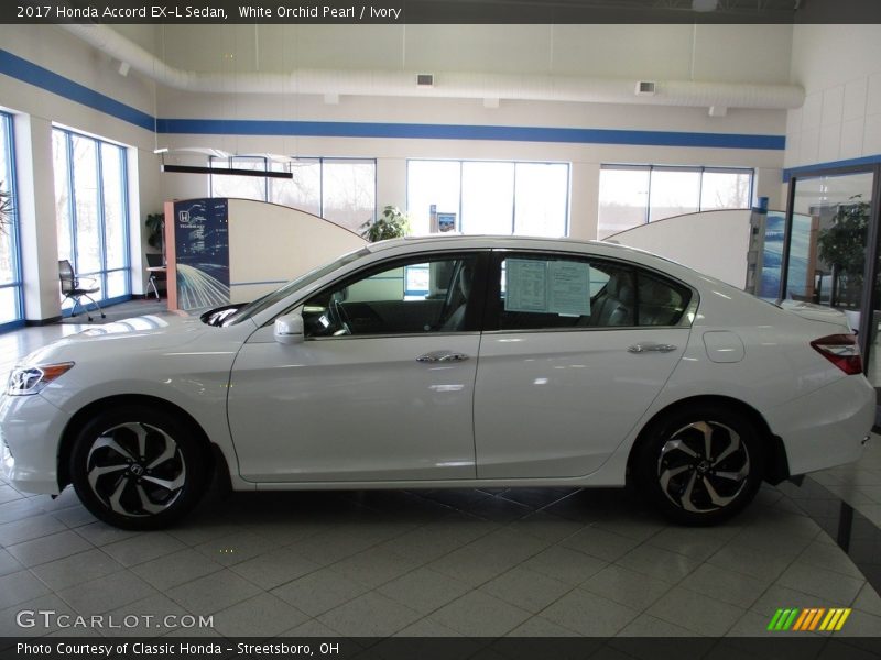 White Orchid Pearl / Ivory 2017 Honda Accord EX-L Sedan