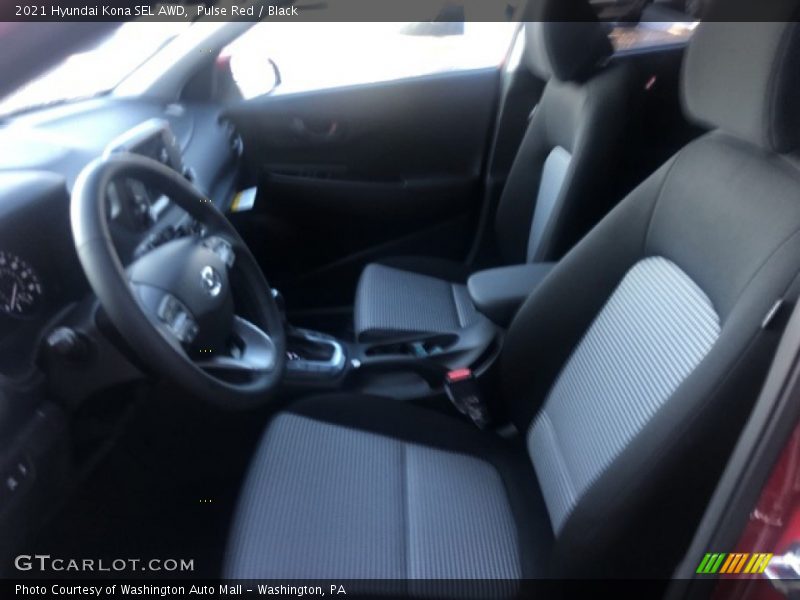 Pulse Red / Black 2021 Hyundai Kona SEL AWD