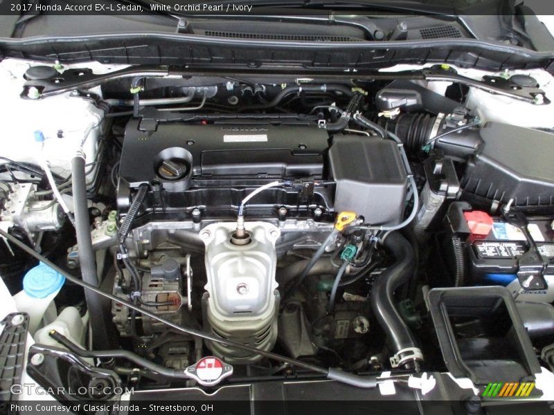 White Orchid Pearl / Ivory 2017 Honda Accord EX-L Sedan