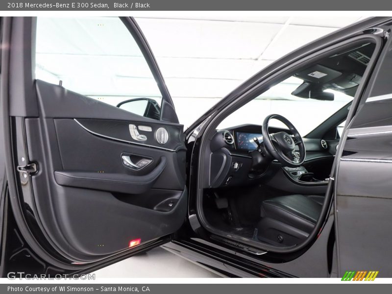 Black / Black 2018 Mercedes-Benz E 300 Sedan