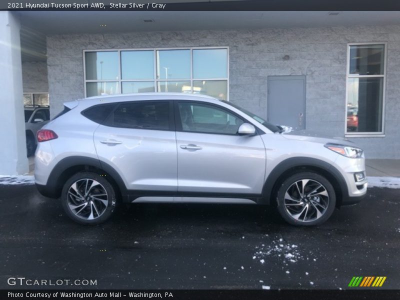 Stellar Silver / Gray 2021 Hyundai Tucson Sport AWD