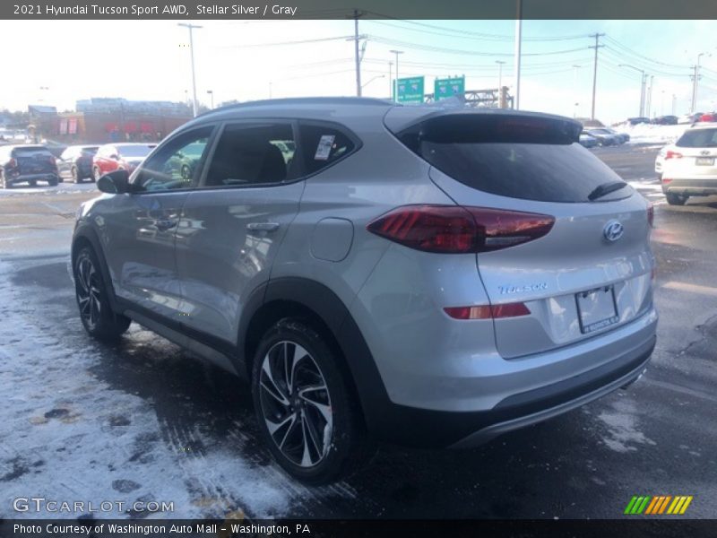 Stellar Silver / Gray 2021 Hyundai Tucson Sport AWD