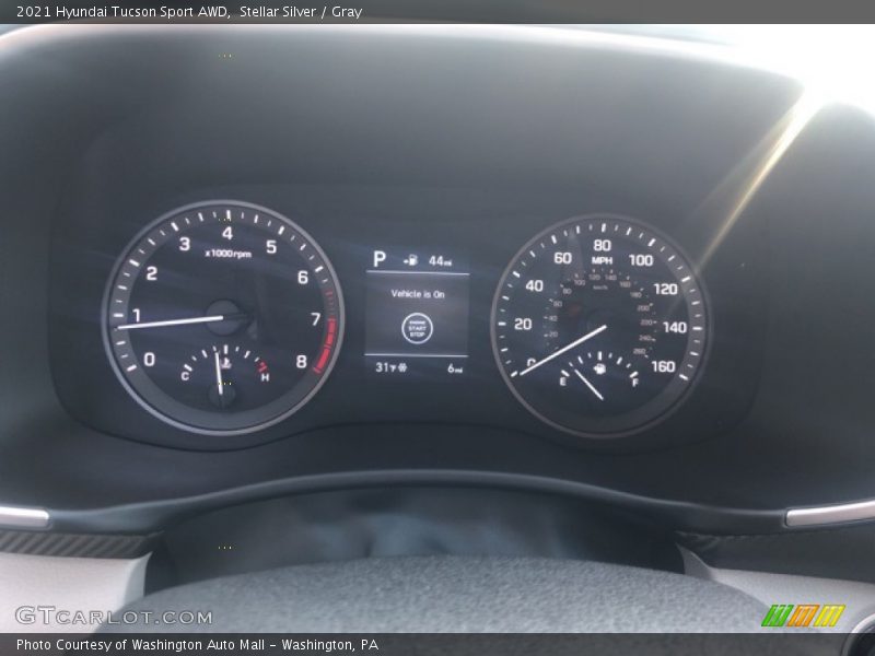 Stellar Silver / Gray 2021 Hyundai Tucson Sport AWD