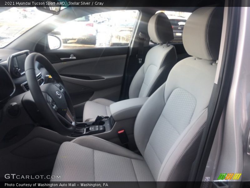 Stellar Silver / Gray 2021 Hyundai Tucson Sport AWD