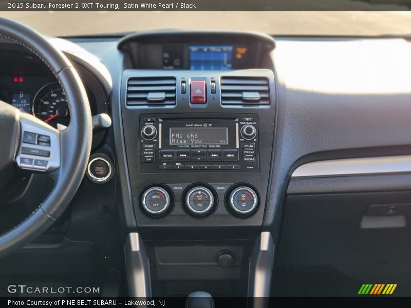 Satin White Pearl / Black 2015 Subaru Forester 2.0XT Touring