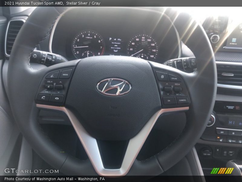 Stellar Silver / Gray 2021 Hyundai Tucson Sport AWD