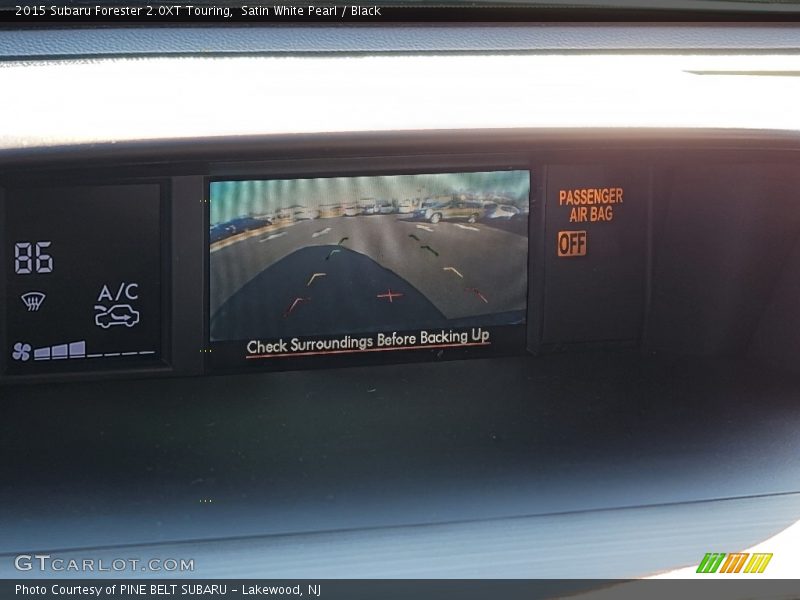 Satin White Pearl / Black 2015 Subaru Forester 2.0XT Touring