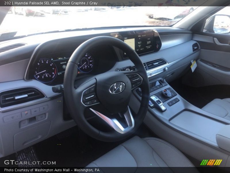 Steel Graphite / Gray 2021 Hyundai Palisade SEL AWD