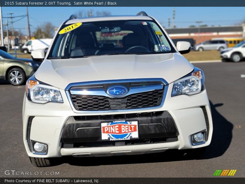 Satin White Pearl / Black 2015 Subaru Forester 2.0XT Touring