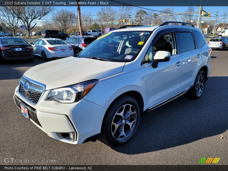 Satin White Pearl / Black 2015 Subaru Forester 2.0XT Touring