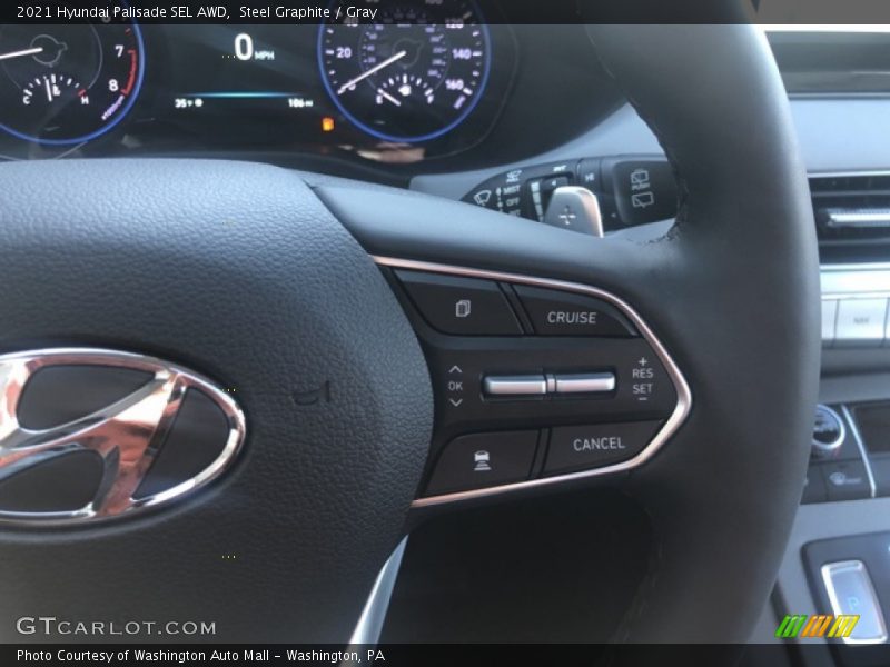 Steel Graphite / Gray 2021 Hyundai Palisade SEL AWD