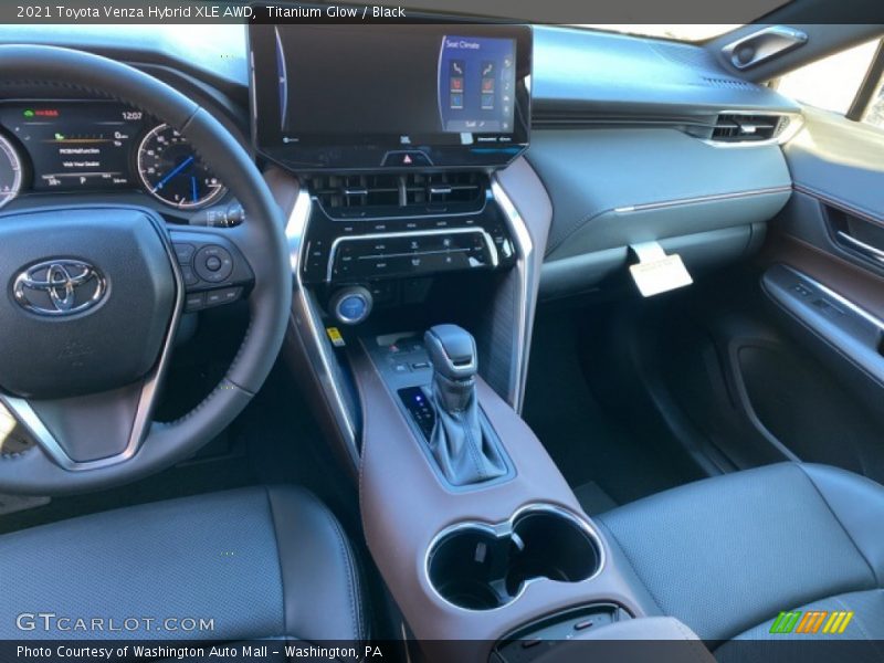 Titanium Glow / Black 2021 Toyota Venza Hybrid XLE AWD