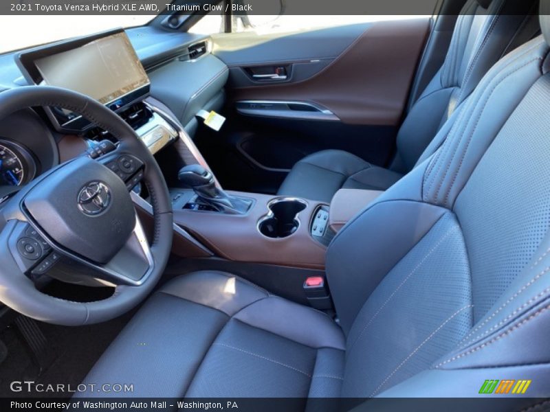 Titanium Glow / Black 2021 Toyota Venza Hybrid XLE AWD