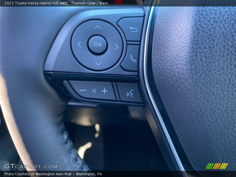 Titanium Glow / Black 2021 Toyota Venza Hybrid XLE AWD