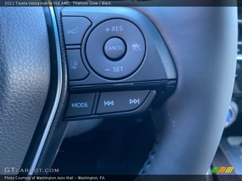 Titanium Glow / Black 2021 Toyota Venza Hybrid XLE AWD