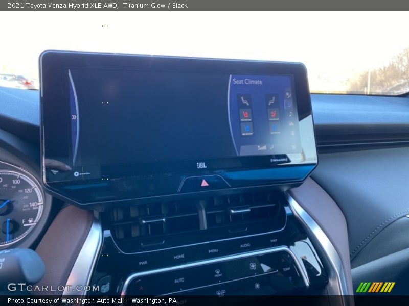 Titanium Glow / Black 2021 Toyota Venza Hybrid XLE AWD