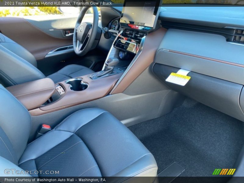 Titanium Glow / Black 2021 Toyota Venza Hybrid XLE AWD