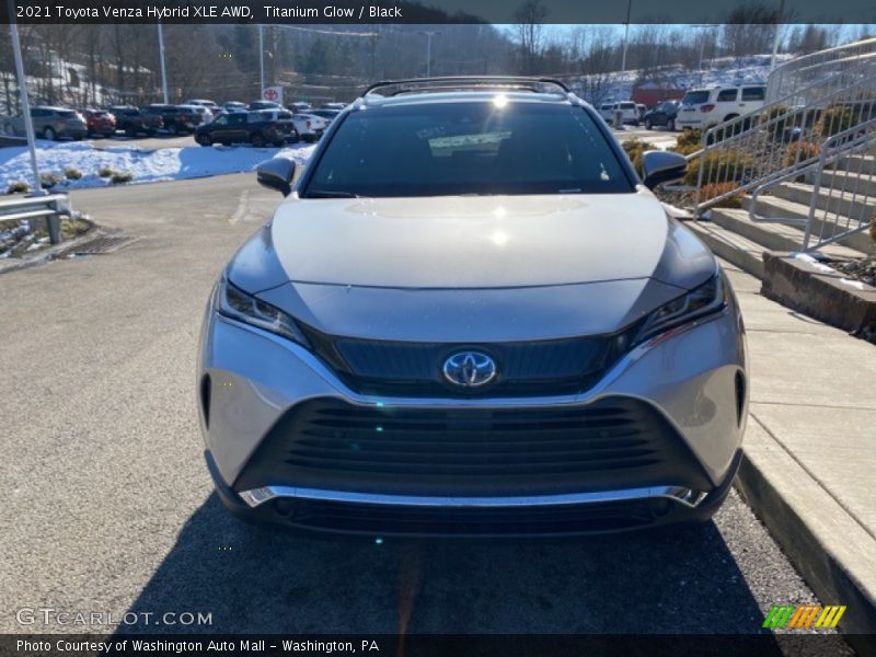 Titanium Glow / Black 2021 Toyota Venza Hybrid XLE AWD