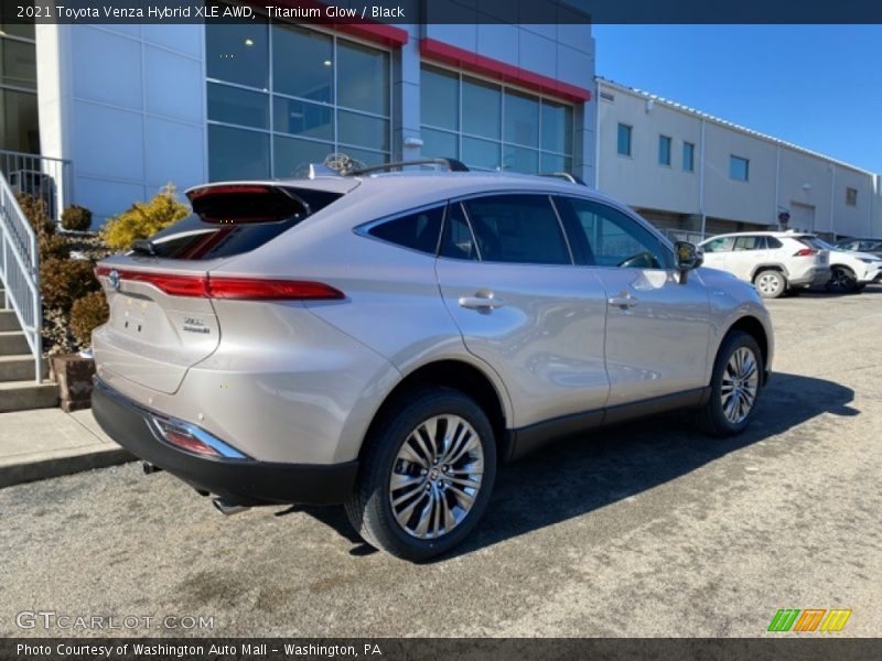 Titanium Glow / Black 2021 Toyota Venza Hybrid XLE AWD