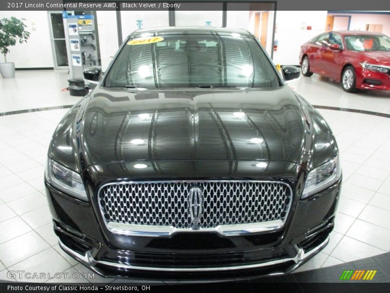 Black Velvet / Ebony 2017 Lincoln Continental Reserve AWD