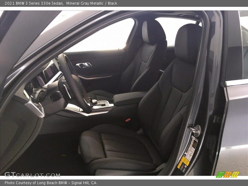 Mineral Gray Metallic / Black 2021 BMW 3 Series 330e Sedan