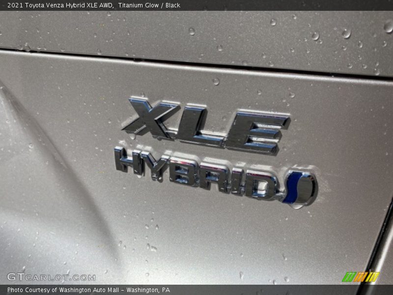 Titanium Glow / Black 2021 Toyota Venza Hybrid XLE AWD