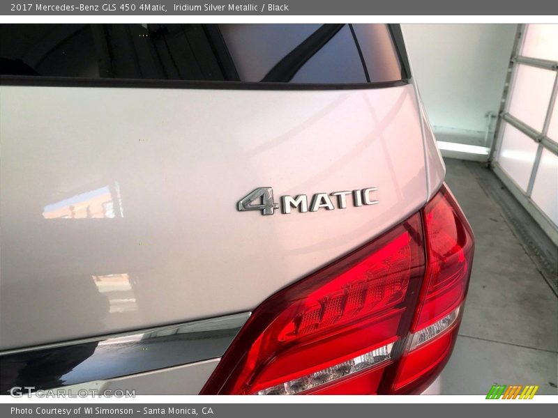 Iridium Silver Metallic / Black 2017 Mercedes-Benz GLS 450 4Matic