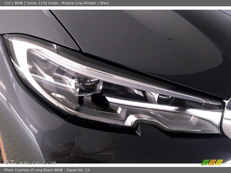 Mineral Gray Metallic / Black 2021 BMW 3 Series 330e Sedan
