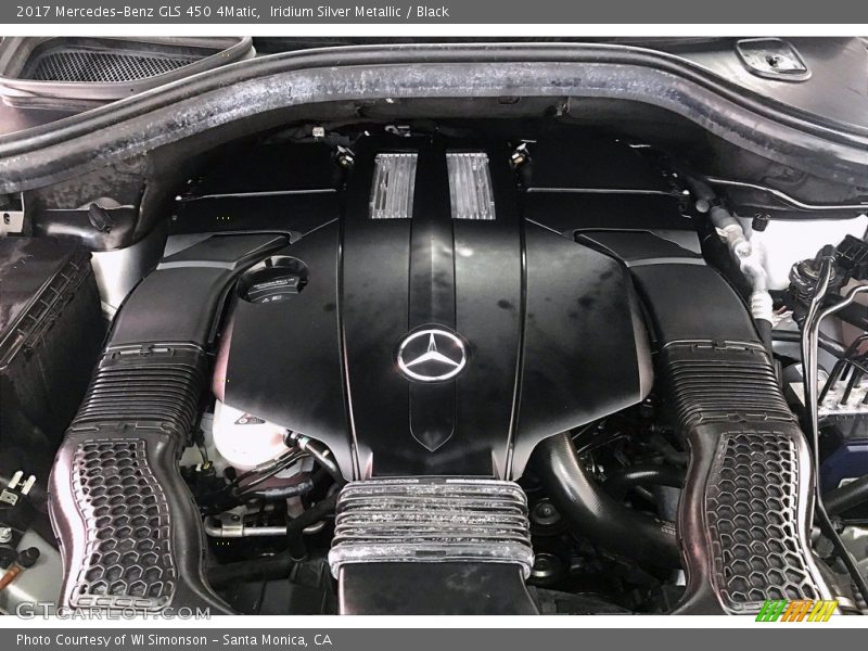 Iridium Silver Metallic / Black 2017 Mercedes-Benz GLS 450 4Matic
