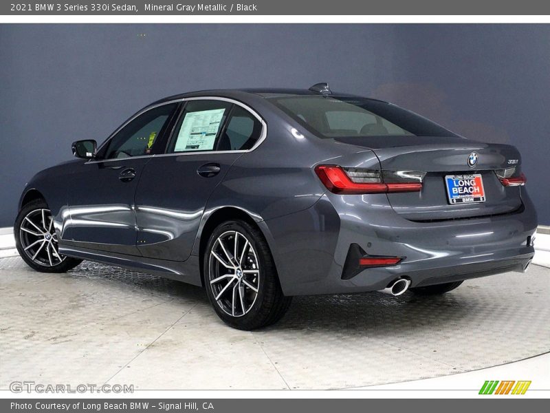 Mineral Gray Metallic / Black 2021 BMW 3 Series 330i Sedan
