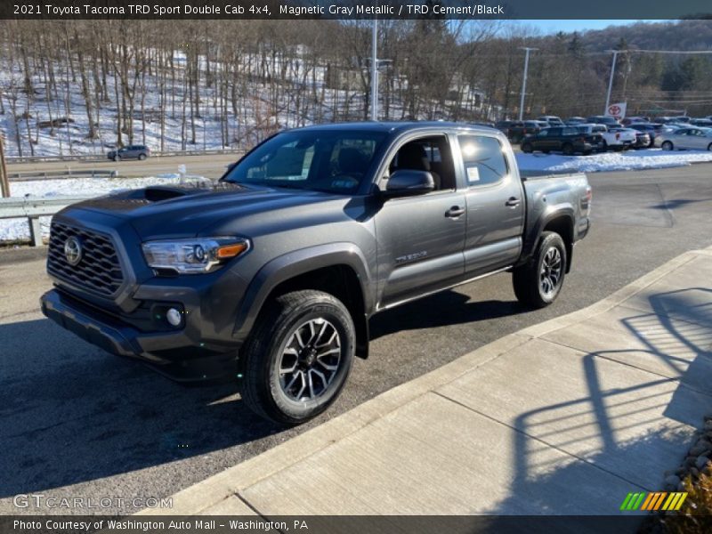 Magnetic Gray Metallic / TRD Cement/Black 2021 Toyota Tacoma TRD Sport Double Cab 4x4