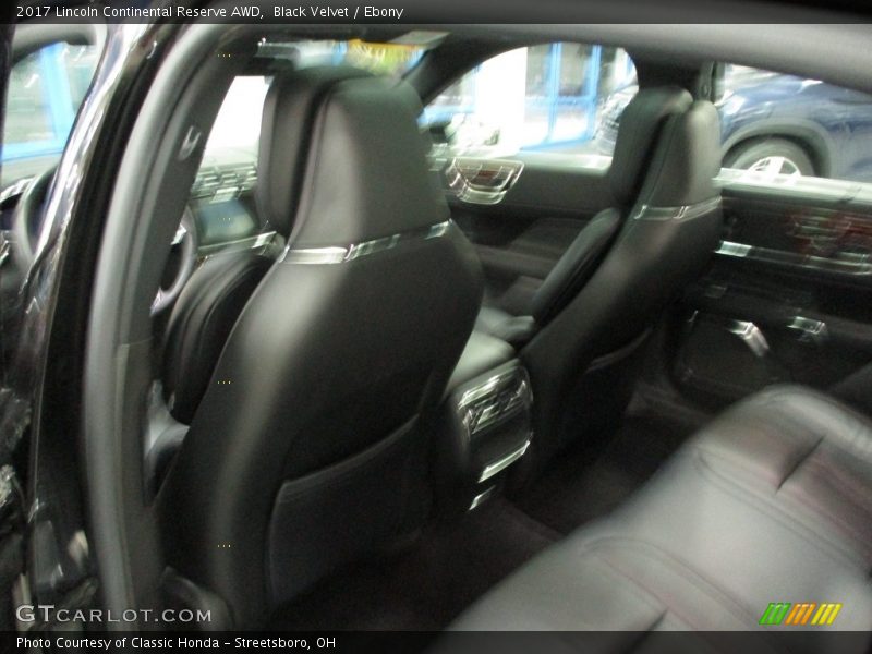 Black Velvet / Ebony 2017 Lincoln Continental Reserve AWD