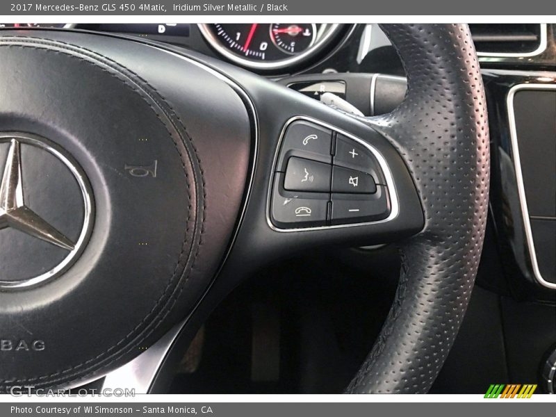 Iridium Silver Metallic / Black 2017 Mercedes-Benz GLS 450 4Matic