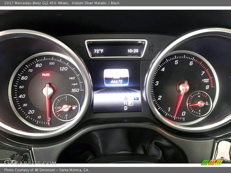 Iridium Silver Metallic / Black 2017 Mercedes-Benz GLS 450 4Matic