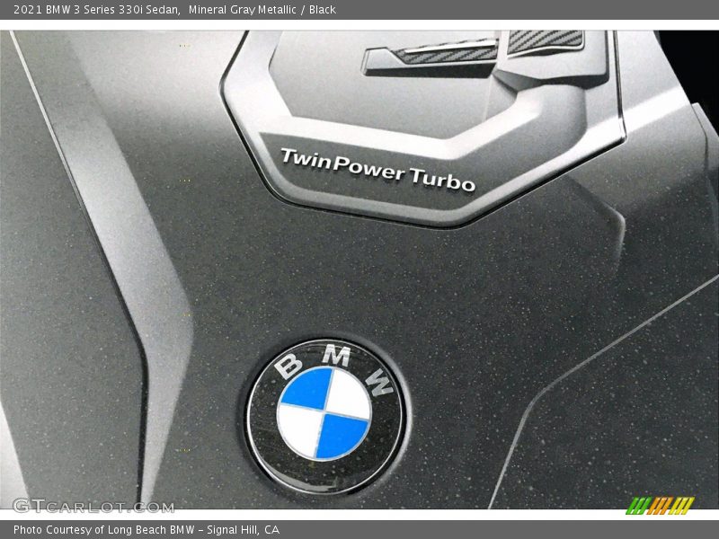 Mineral Gray Metallic / Black 2021 BMW 3 Series 330i Sedan