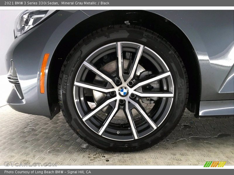 Mineral Gray Metallic / Black 2021 BMW 3 Series 330i Sedan