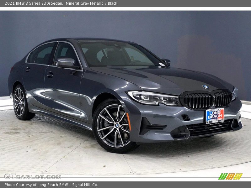 Mineral Gray Metallic / Black 2021 BMW 3 Series 330i Sedan