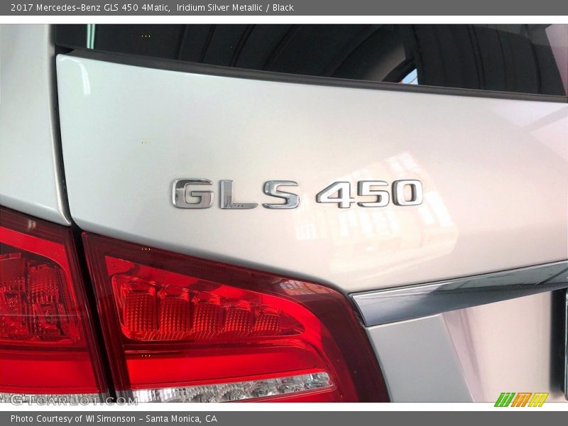 Iridium Silver Metallic / Black 2017 Mercedes-Benz GLS 450 4Matic