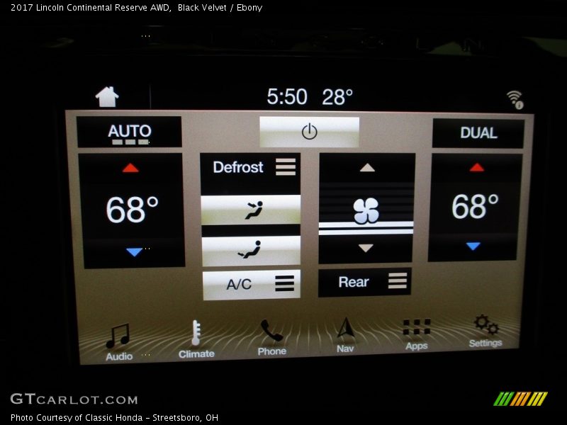 Black Velvet / Ebony 2017 Lincoln Continental Reserve AWD
