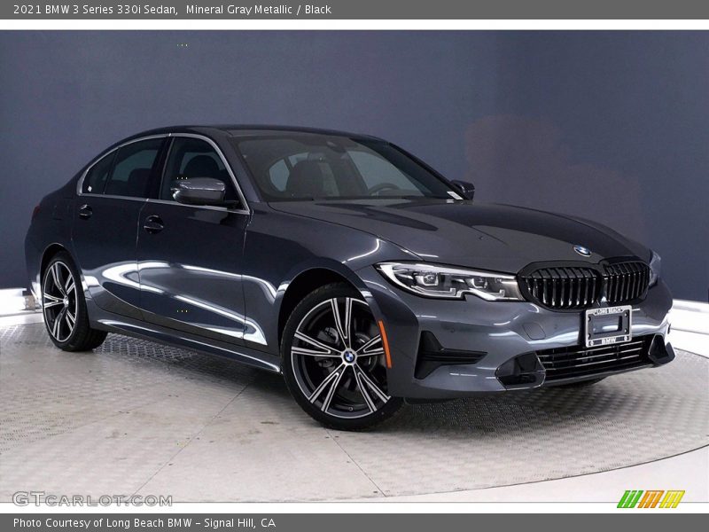 Mineral Gray Metallic / Black 2021 BMW 3 Series 330i Sedan