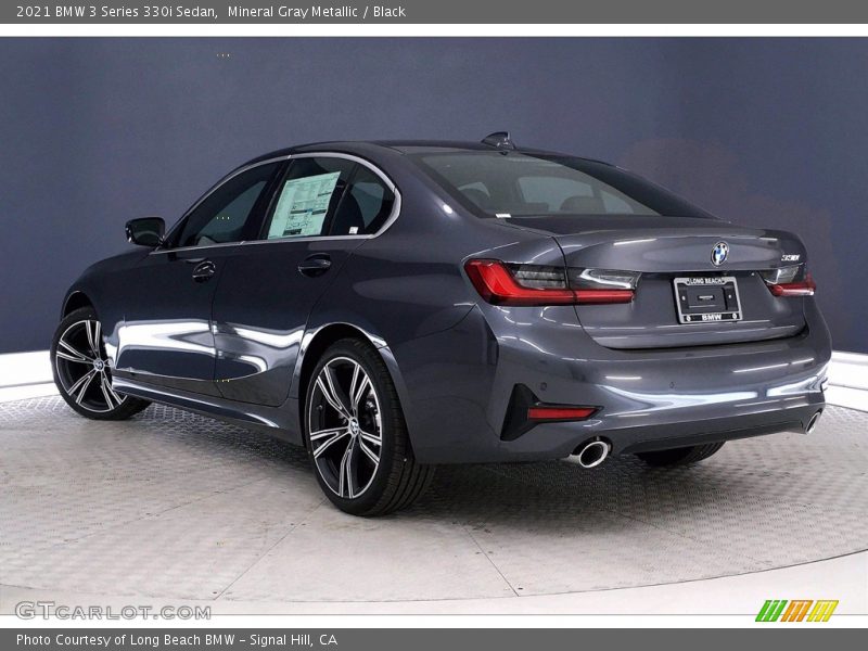 Mineral Gray Metallic / Black 2021 BMW 3 Series 330i Sedan