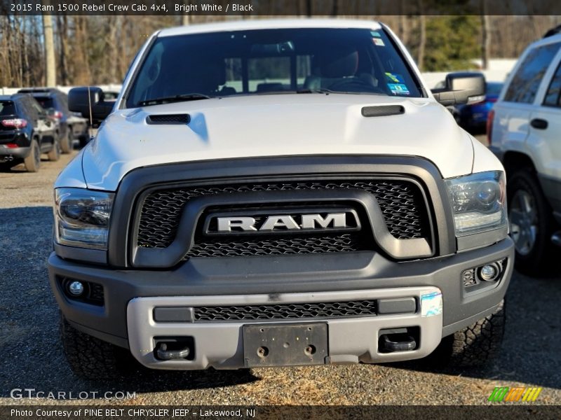 Bright White / Black 2015 Ram 1500 Rebel Crew Cab 4x4