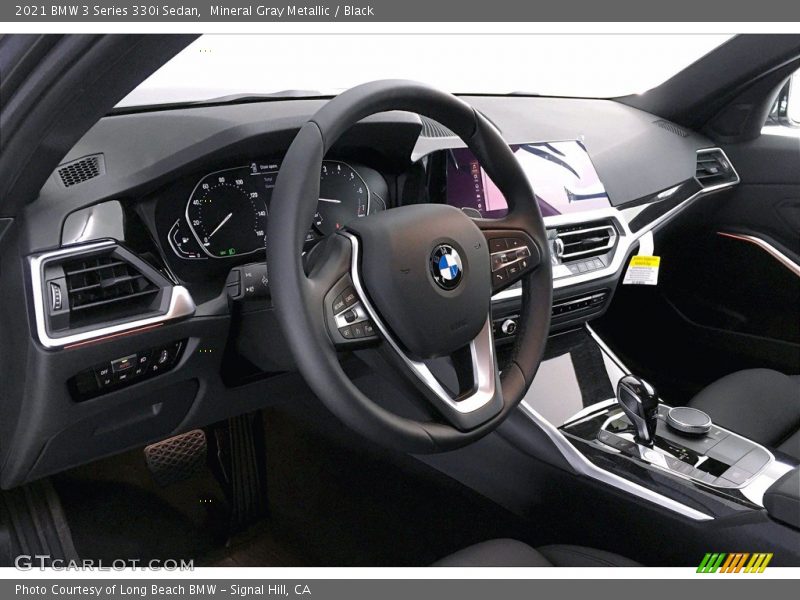 Mineral Gray Metallic / Black 2021 BMW 3 Series 330i Sedan