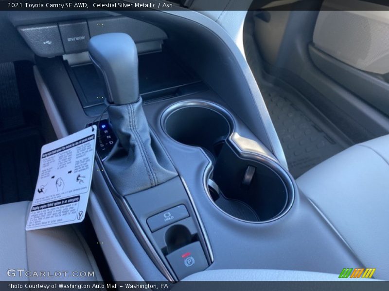 Celestial Silver Metallic / Ash 2021 Toyota Camry SE AWD