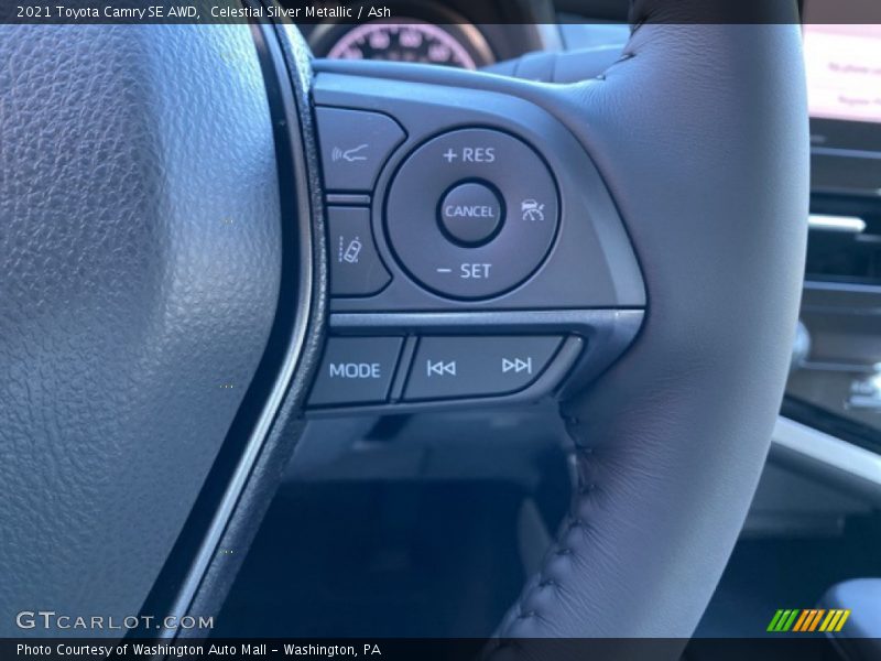 Celestial Silver Metallic / Ash 2021 Toyota Camry SE AWD