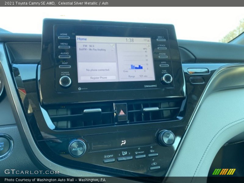 Celestial Silver Metallic / Ash 2021 Toyota Camry SE AWD