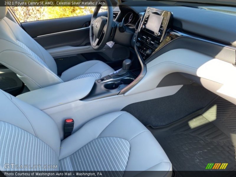 Celestial Silver Metallic / Ash 2021 Toyota Camry SE AWD