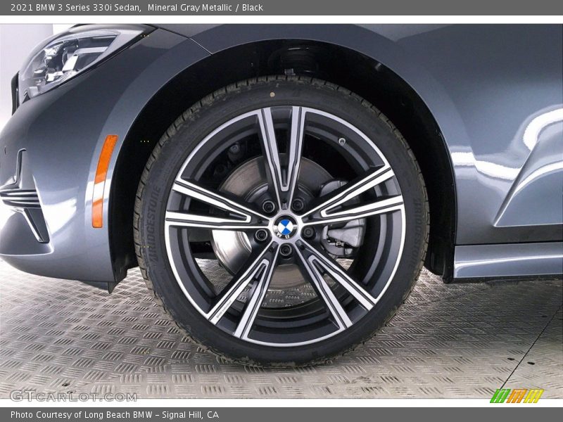 Mineral Gray Metallic / Black 2021 BMW 3 Series 330i Sedan
